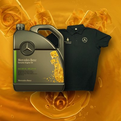 Compra tu aceite Mercedes-Benz y obtén regalo seguro